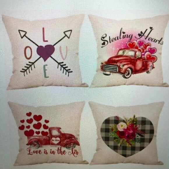 Love theme Pillow Covers Saint Valentine Pillow Covers - Picture 1 of 7